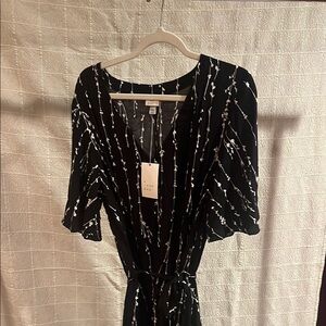 a new day Black and White Dress